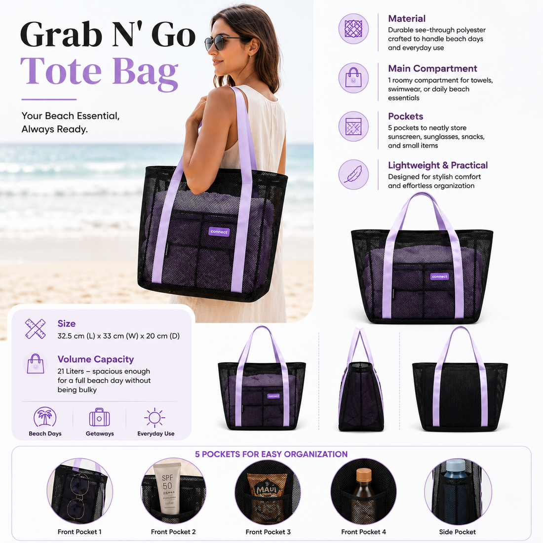 Grab N' Go Shoulder Bag