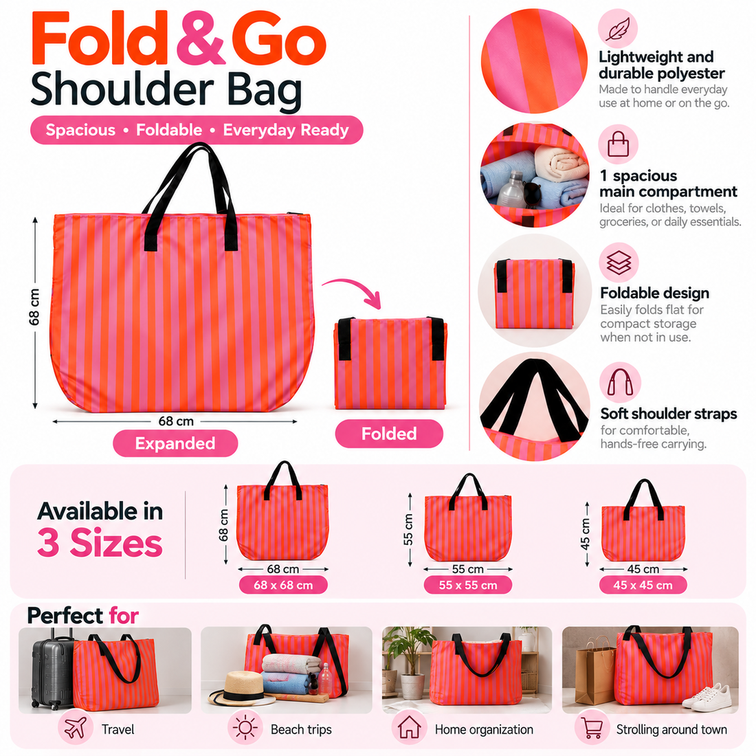 Fold & Go Tote Bag