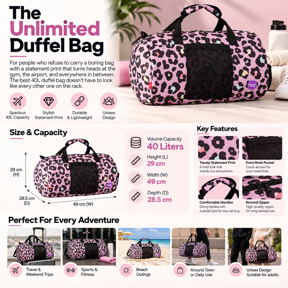 Unlimited Duffle - Bold