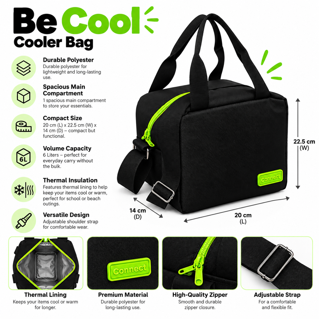 Be Cool Cooler Bag - Classic